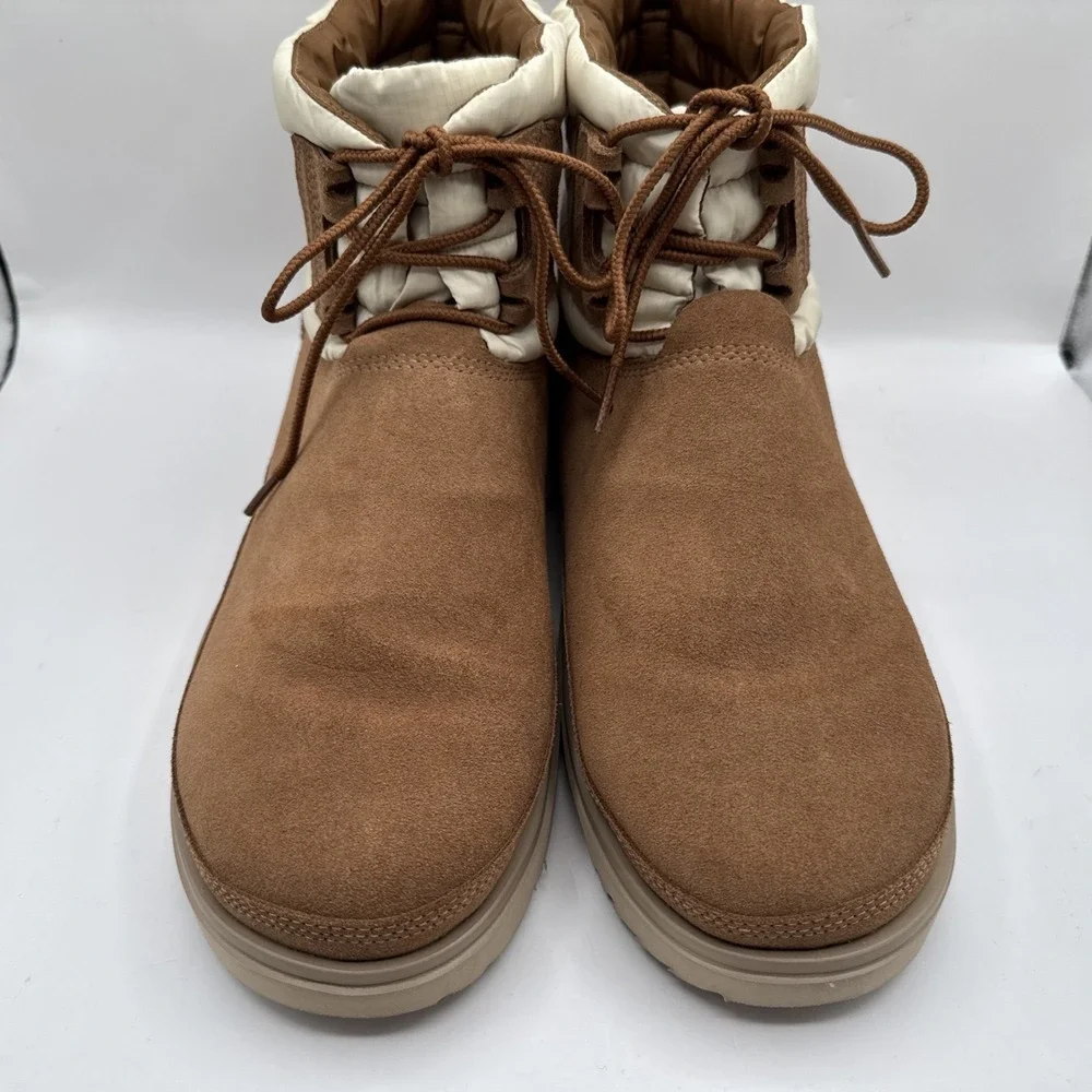Men's 11 Brown UGG Classic Mini Lace-Up Weather Boot 1120849 Boots 3M Thinsulate
